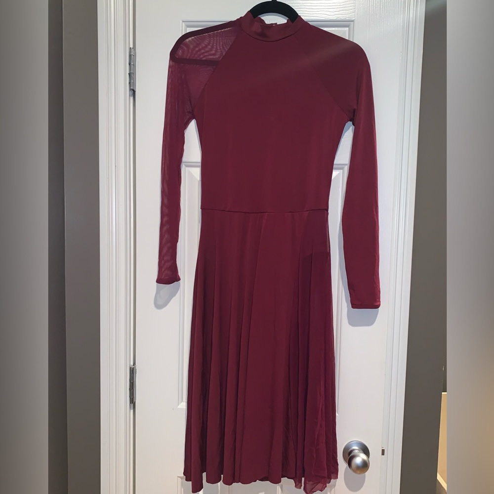 Weissman Showtime “On the Nature of Daylight” in black cherry dance costume